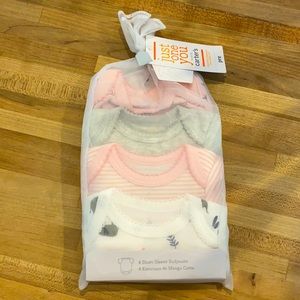 4 preemie bodysuits for baby girl